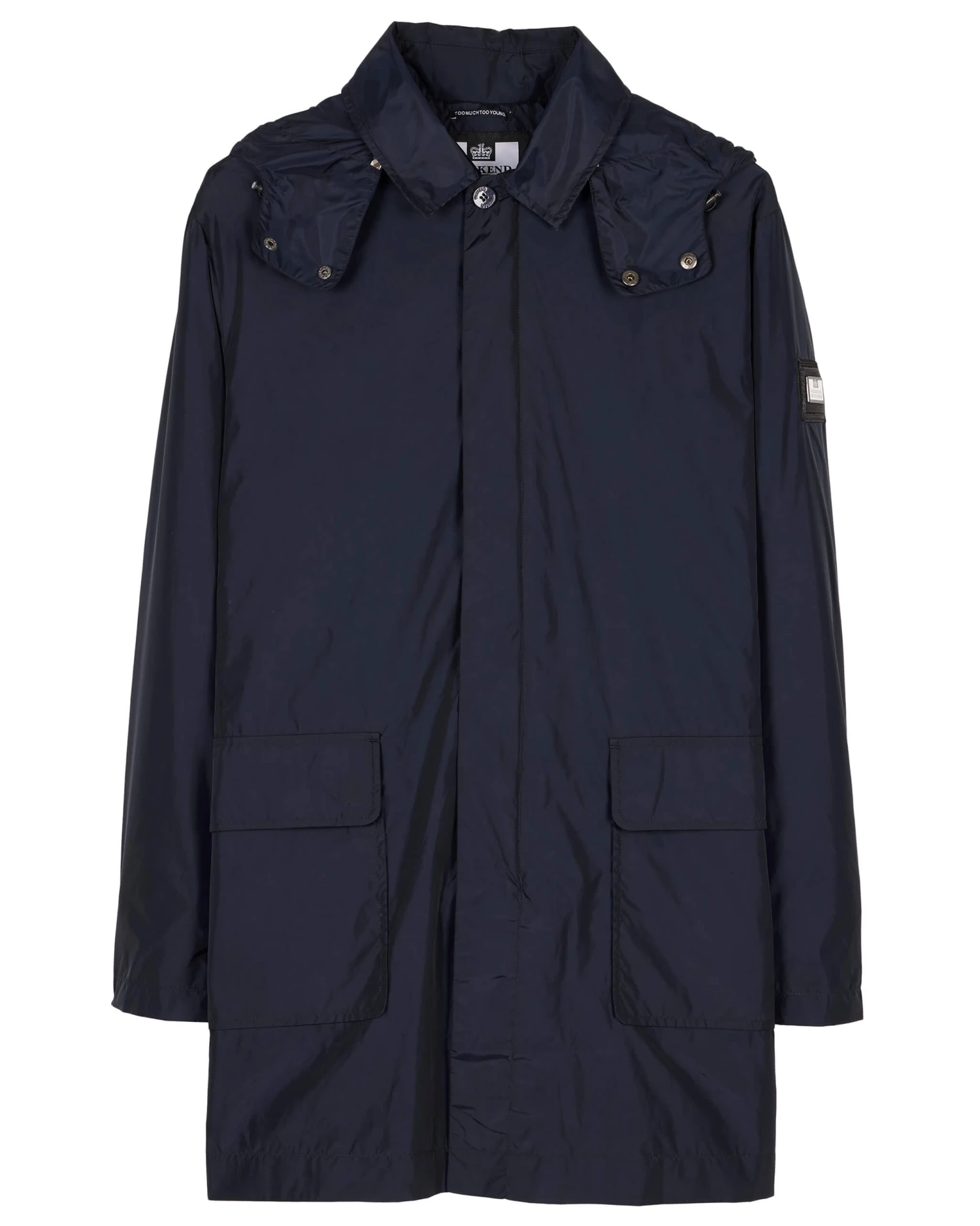 Weekend Offender Porto Mac Jacket Navy 1 Weekend Offender Porto Mac Jacket Navy