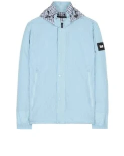 Weekend Offender Saunders Parachute Jacket Winter Sky/Blue House Check