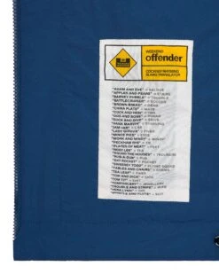 Weekend Offender Plex Windbreaker Jacket Juniper Blue -Weekend Offender JKAW23 PLEX JUNIPER 7573