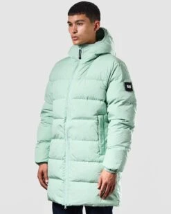 Weekend Offender Sapporo Down Jacket Mint Tea Green -Weekend Offender JKAW2338 SAPORRO MINT TEA 1060 MODEL