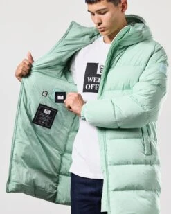 Weekend Offender Sapporo Down Jacket Mint Tea Green -Weekend Offender JKAW2338 SAPORRO MINT TEA 1074 MODEL