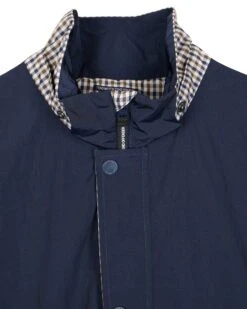 Weekend Offender Saunders Parachute Jacket Navy/House Check -Weekend Offender JKSS23 19 SAUNDERS NAVY 1805 34a36db8 472f 486e 82c2 23b84eb0fd2d