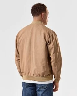 Weekend Offender Mulini Bomber Jacket Cognac Brown 11 Weekend Offender Mulini Bomber Jacket Cognac Brown -Weekend Offender JKSS2319 MULINI COGNAC 4706 MODEL