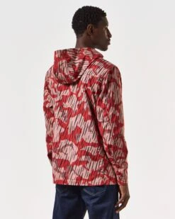 Weekend Offender Cotoca Field Jacket Blaze Red Rain Camo -Weekend Offender JKSS2407 COTOCA CAMO BLAZE RAIN 6935