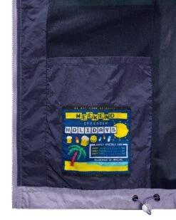 Weekend Offender Parissa Windbreaker Jacket Periwinkle/Bright Navy 12 Weekend Offender Parissa Windbreaker Jacket Periwinkle/Bright Navy -Weekend Offender JKSS2412 PARISSA PERIWINKLE 9114