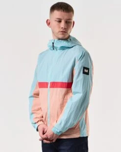 Weekend Offender Parissa Windbreaker Jacket Saltwater Blue -Weekend Offender JKSS2412 PARISSA SALTWATER 6496 MODEL