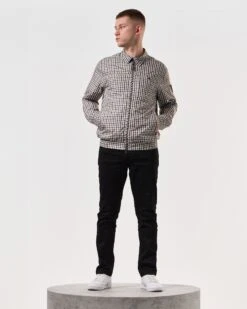 Weekend Offender Kamares Harrington Jacket Mid House Check -Weekend Offender JKSS2413 KAMARES HOUSE CHECK 6307 MODEL
