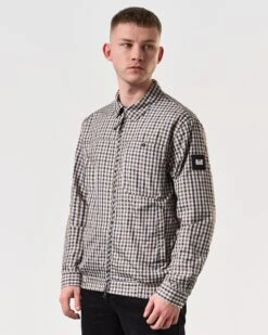Weekend Offender Kamares Harrington Jacket Mid House Check -Weekend Offender JKSS2413 KAMARES HOUSE CHECK 6310 MODEL