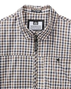 Weekend Offender Kamares Harrington Jacket Mid House Check -Weekend Offender JKSS2413 KAMARES MID CHECK 9217