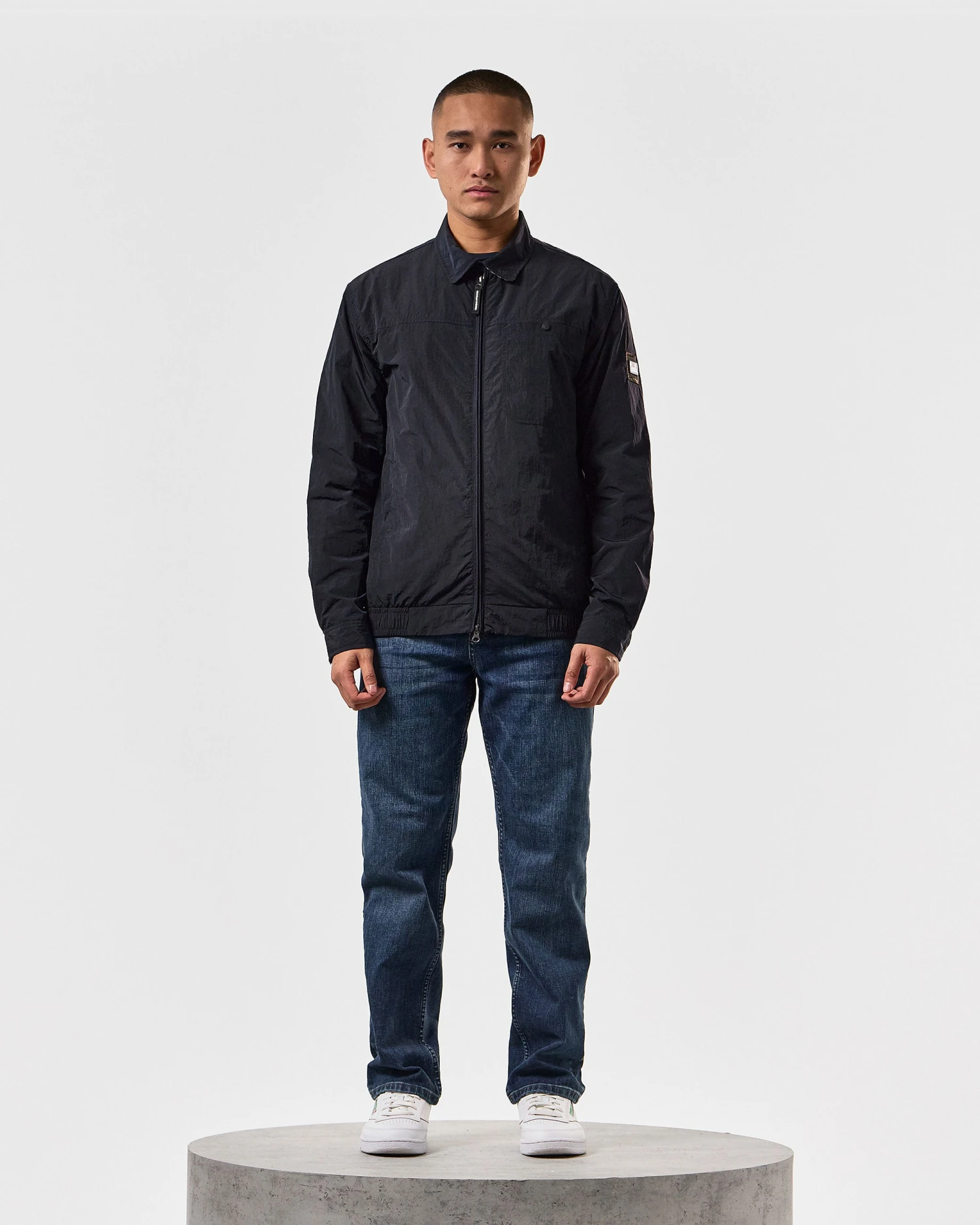 Weekend Offender Kamares Harrington Jacket Navy 2 Weekend Offender Kamares Harrington Jacket Navy - Image 2