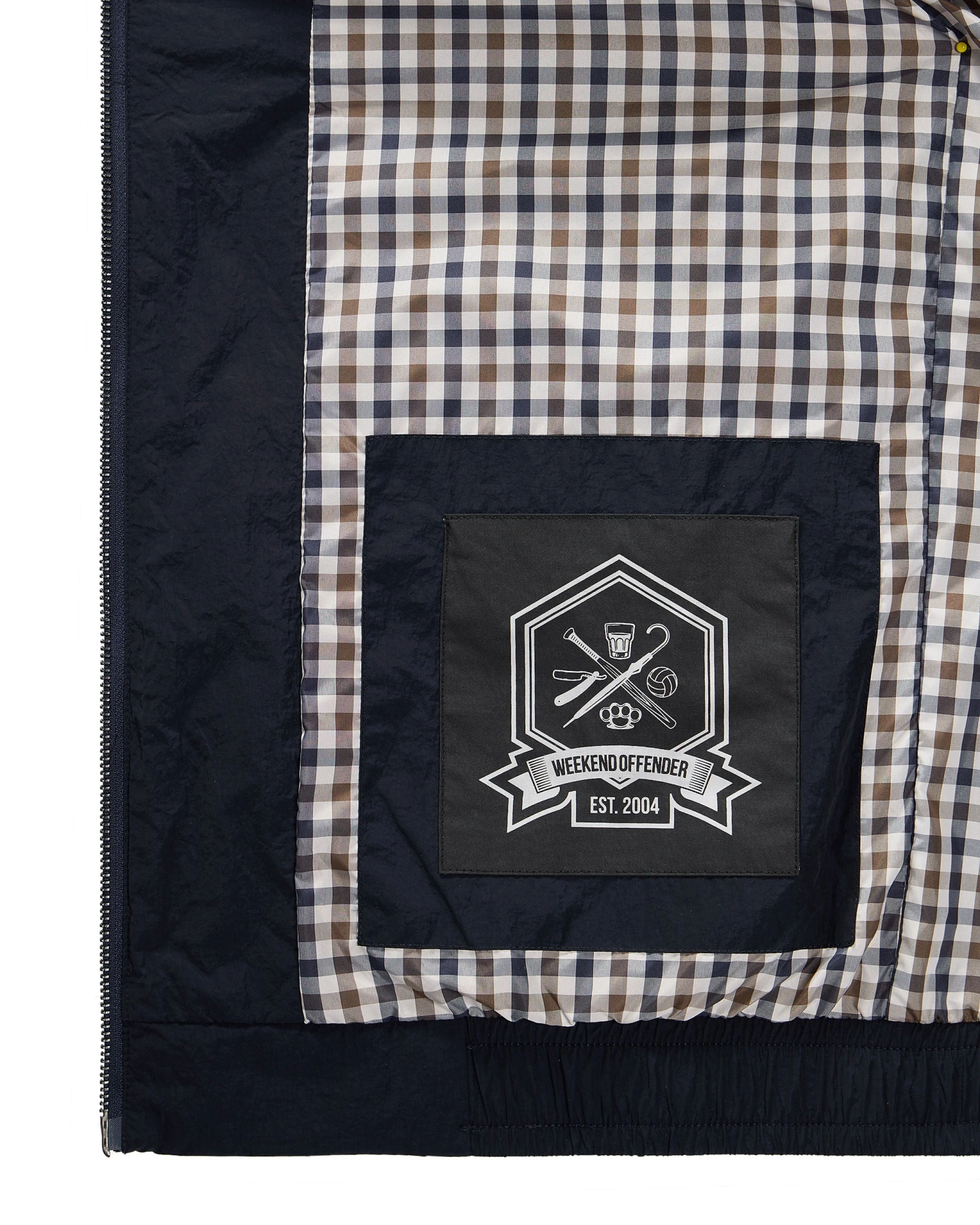 Weekend Offender Kamares Harrington Jacket Navy 6 Weekend Offender Kamares Harrington Jacket Navy - Image 6