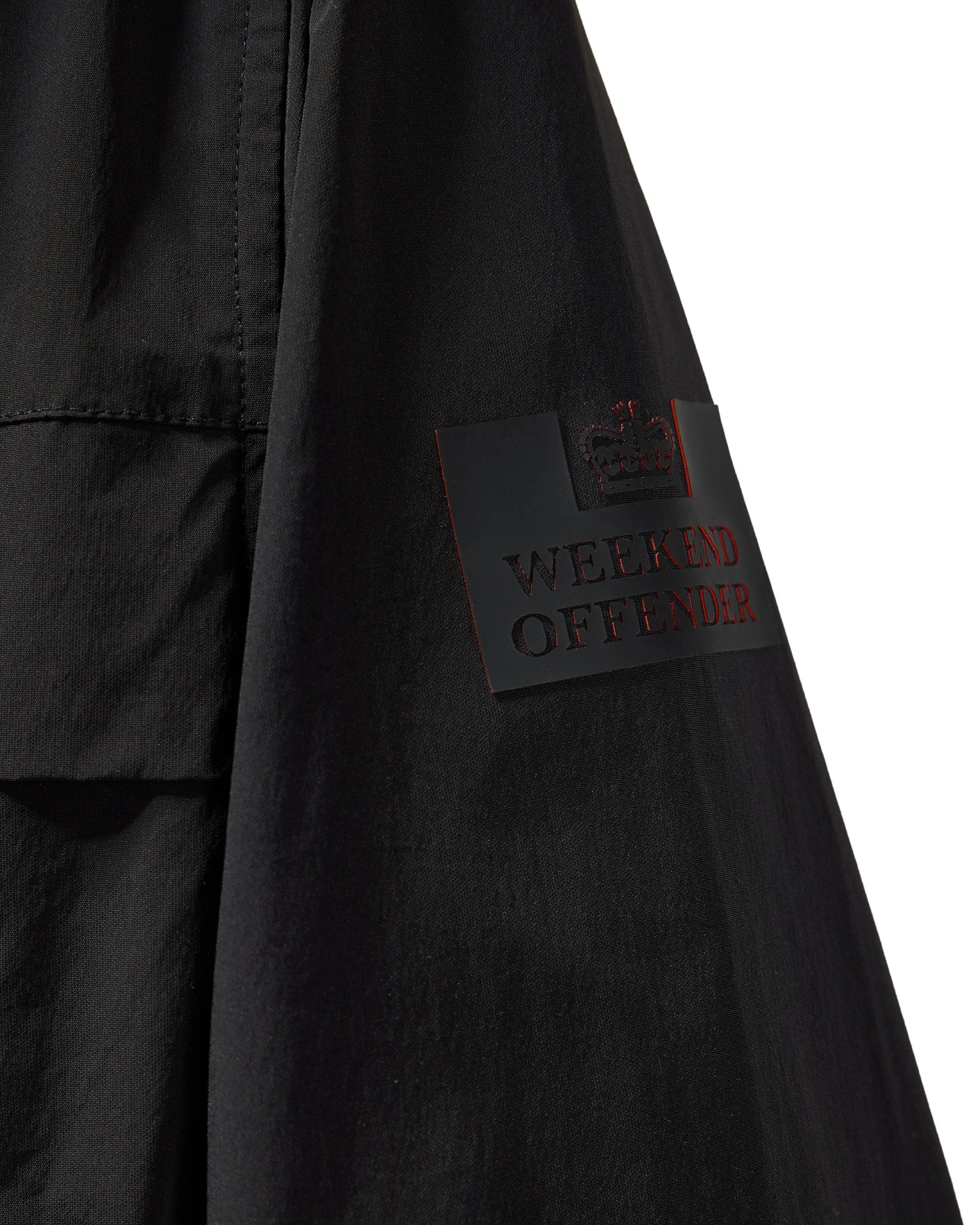 Weekend Offender Talamanca Windbreaker Jacket Black 7 Weekend Offender Talamanca Windbreaker Jacket Black - Image 7