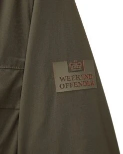 Weekend Offender Talamanca Windbreaker Jacket Castle Green -Weekend Offender JKSS2415 TALAMANCA CASTLE GREEN 3294
