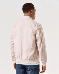 Weekend Offender Mulini Bomber Jacket Alabaster -Weekend Offender JKSS2419 MULINI ALABASTER 4668 MODEL