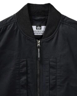 Weekend Offender Mulini Bomber Jacket Black -Weekend Offender JKSS2419 MULINI BLACK 9643