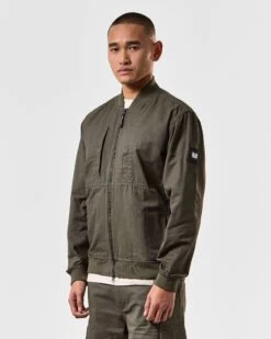 Weekend Offender Mulini Bomber Jacket Castle Green -Weekend Offender JKSS2419 MULINI CASTLE GREEN 4024 MODELWO FIX