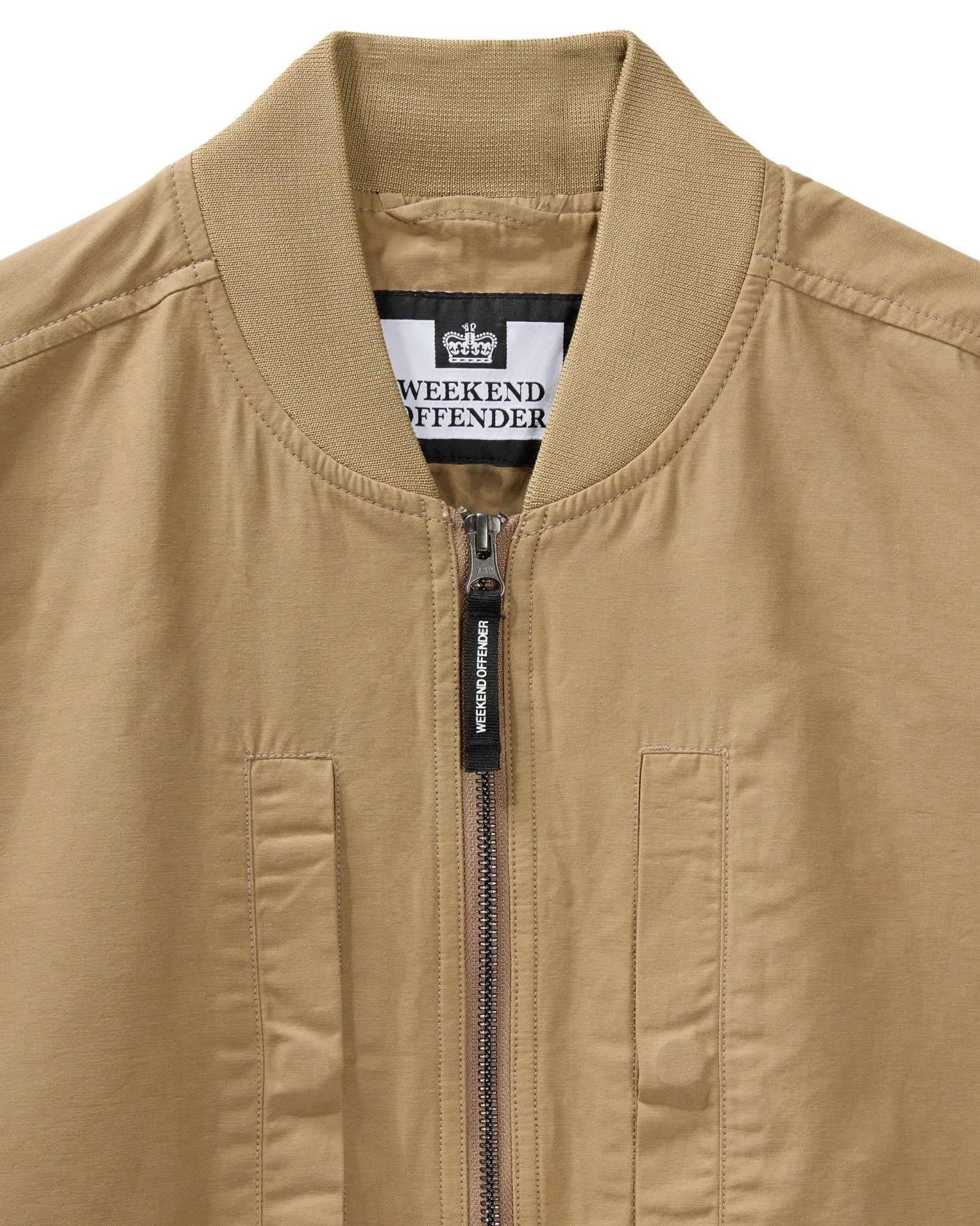 Weekend Offender Mulini Bomber Jacket Cognac Brown 6 Weekend Offender Mulini Bomber Jacket Cognac Brown - Image 6