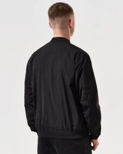Weekend Offender Hulopoe Bomber Jacket Black -Weekend Offender JKSS2423 HULOPOE BLACK 6479 MODEL