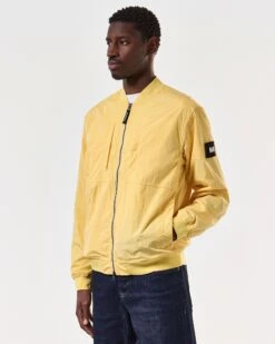 Weekend Offender Hulopoe Bomber Jacket Butter Yellow -Weekend Offender JKSS2423 HULOPOE BUTTER 6940