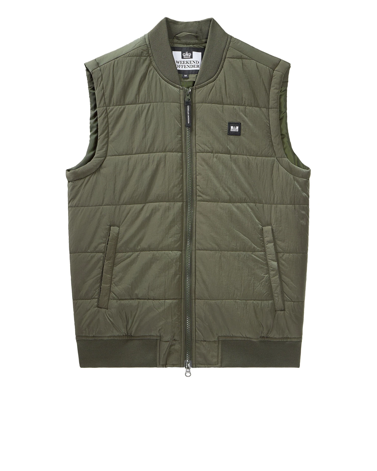 Weekend Offender Saharun Quilted Gilet Castle Green 1 Weekend Offender Saharun Quilted Gilet Castle Green