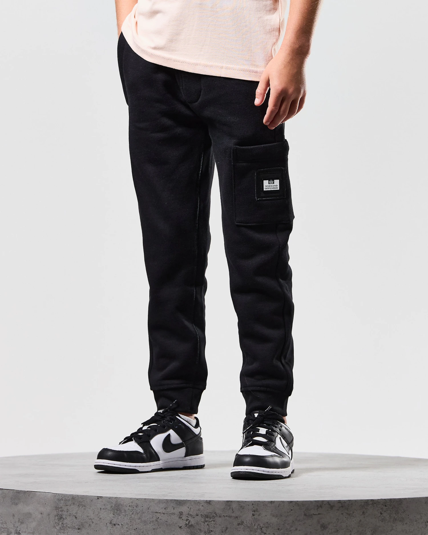 Weekend Offender Kids Foreman Jogger Pants Black 3 Weekend Offender Kids Foreman Jogger Pants Black - Image 3