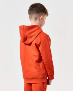 Weekend Offender Kids Ribbe Hoodie Pure Orange -Weekend Offender KIDSHDSS2401 RIBBE PURE ORANGE 7846