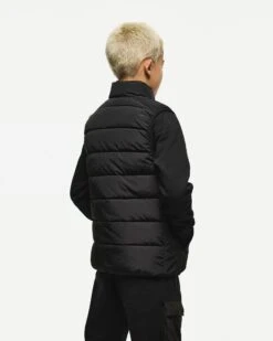 Weekend Offender Kids Gacha Puffer Gilet Black -Weekend Offender KIDSJK3A03 GACHA BLACK 5549 MODEL