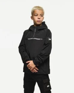 Weekend Offender Kids Ranglin Jacket Black -Weekend Offender KIDSJK3A28 RANGLIN BLACK 5527 MODEL
