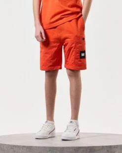 Weekend Offender Kids Azeez Parachute Pocket Shorts Pure Orange -Weekend Offender KIDSSTSS2420 AZEEZ PURE ORANGE 7750