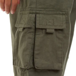 Weekend Offender Kids Mascia Cargo Shorts Dark Green -Weekend Offender KIDS STSS22 02 MASCIA DARK GREEN DETAIL 3