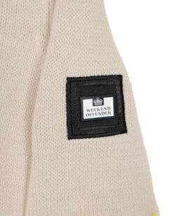 Weekend Offender Castillos Knitted Quarter Neck Sweatshirt Pumice -Weekend Offender KWAW22 05 CASTILLOS AW22 PUMICE 9970