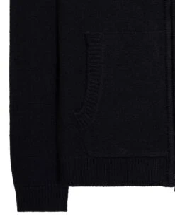 Weekend Offender Dexter Knitted Zip Sweater Black -Weekend Offender KWAW2309 DEXTER BLACK 5721