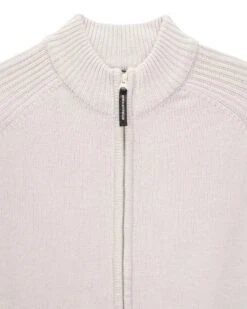 Weekend Offender Dexter Knitted Zip Sweater Strato Grey -Weekend Offender KWAW2309 DEXTER STRATGRY 5726