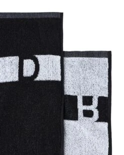 Weekend Offender Greaves Towel Black -Weekend Offender LEO GREGORY TOWEL BLACK 6472