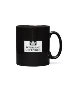 Weekend Offender Prison Mug Black