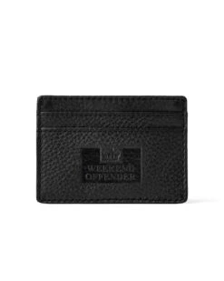 Weekend Offender Leather Card Holder With Gift Box Black