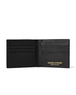 Weekend Offender Leather Billfold Wallet With Gift Box Black -Weekend Offender Leather Goods BIFOLD WALLET 0155