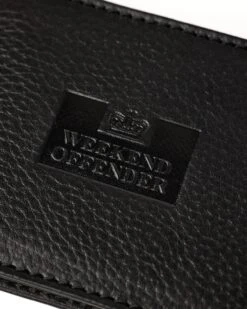 Weekend Offender Leather Billfold Wallet With Gift Box Black -Weekend Offender Leather Goods BIFOLD WALLET 0158