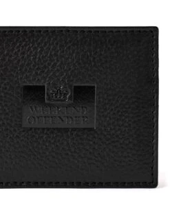 Weekend Offender Leather Billfold Wallet With Gift Box Black -Weekend Offender Leather Goods BIFOLD WALLET 0160