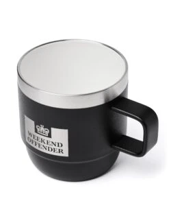 Weekend Offender Outdoor Stackable Mug Black -Weekend Offender Metalwear CUP BLACK 0468
