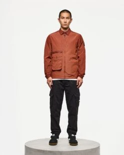 Weekend Offender Vinnie Over-Shirt Clay -Weekend Offender OS3A01 VINNIE CLAY 11376 LEAD IMAGE