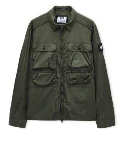 Weekend Offender Shields Over-Shirt Black Forest Green
