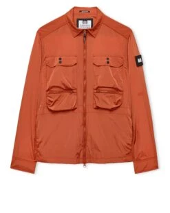 Weekend Offender Shields Over-Shirt Sunset Orange