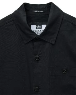 Weekend Offender Hynde Over-Shirt Black -Weekend Offender OS3A14 HYNDE BLACK 10351