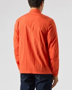 Weekend Offender Porter Pocket Over-Shirt Orange Peel -Weekend Offender OSAW2302 PORTER ORANGE PEEL 1871 MODEL