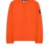 Weekend Offender Porter Pocket Over-Shirt Orange Peel