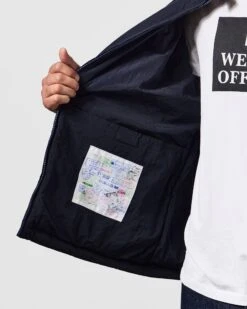 Weekend Offender Vinnie Thermo Over-Shirt Navy -Weekend Offender OSAW2315 VINNIE THERMO NAVY 1049 MODEL