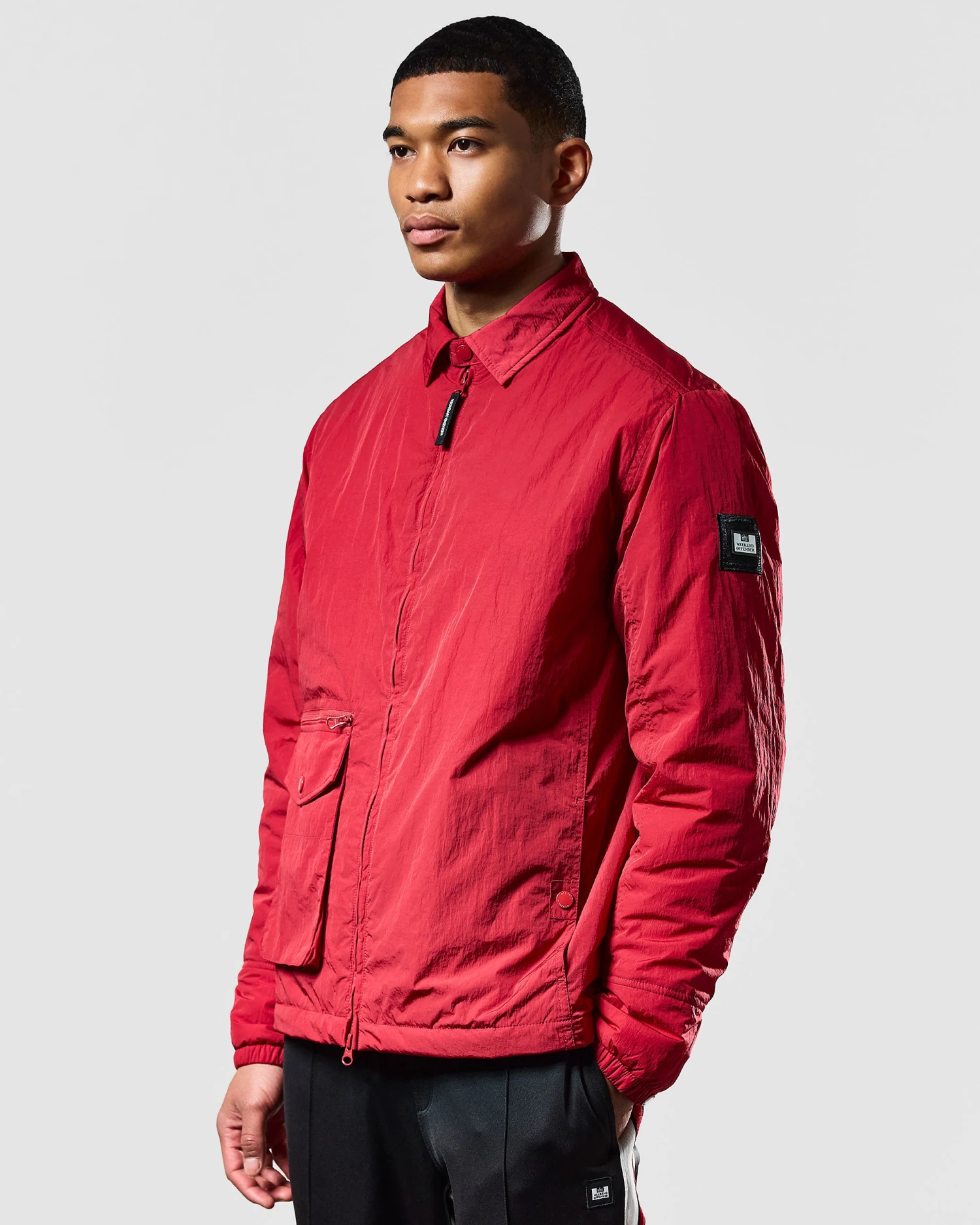 Weekend Offender Vinnie Thermo Over-Shirt Scarlet Red 2 Weekend Offender Vinnie Thermo Over-Shirt Scarlet Red - Image 2