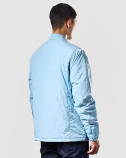 Weekend Offender Vinnie Thermo Over-Shirt Winter Sky Blue -Weekend Offender OSAW2315 VINNIE THERMO WINTER SKY 1037 MODEL