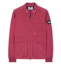 Weekend Offender Kell Field Over-Shirt Magenta